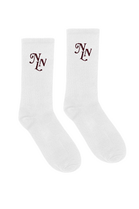 White/Dark Red
