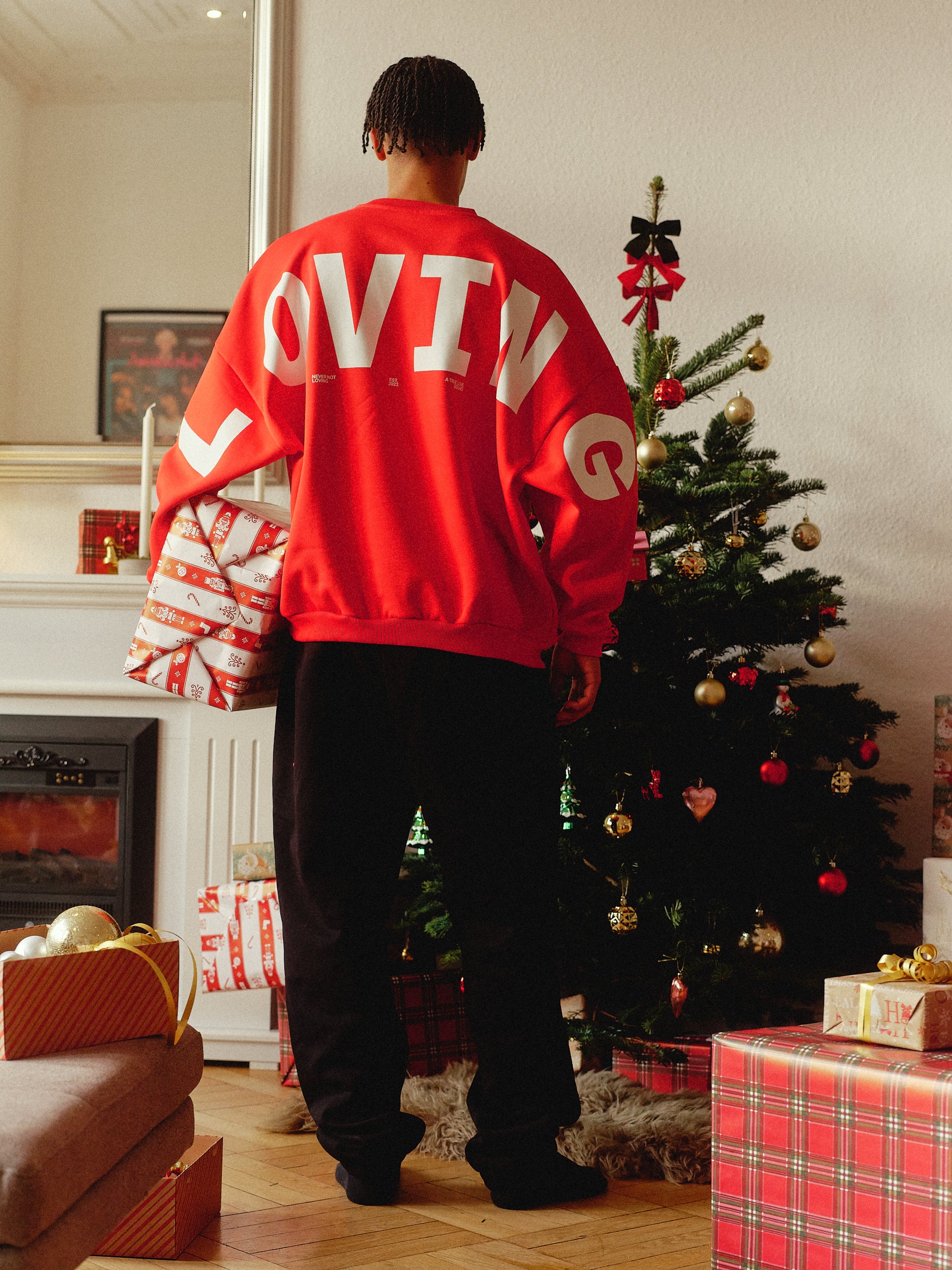 Loving Sweatshirt Red