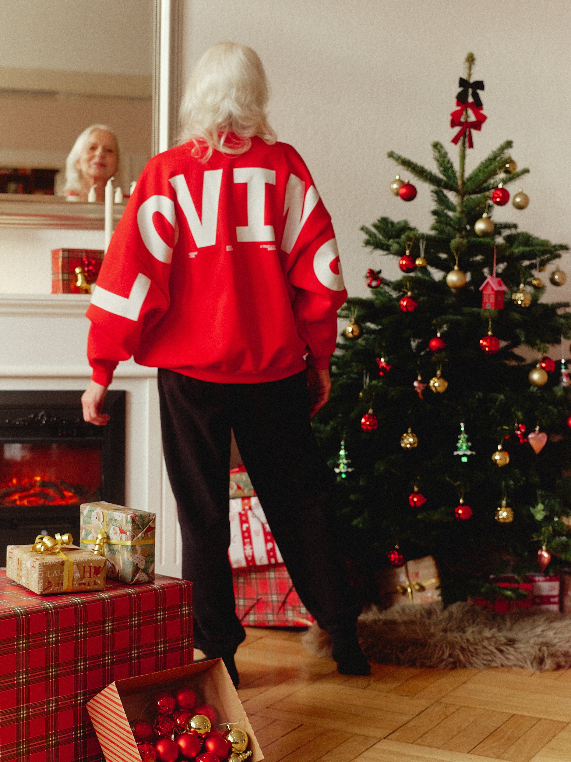 Loving Sweatshirt Red