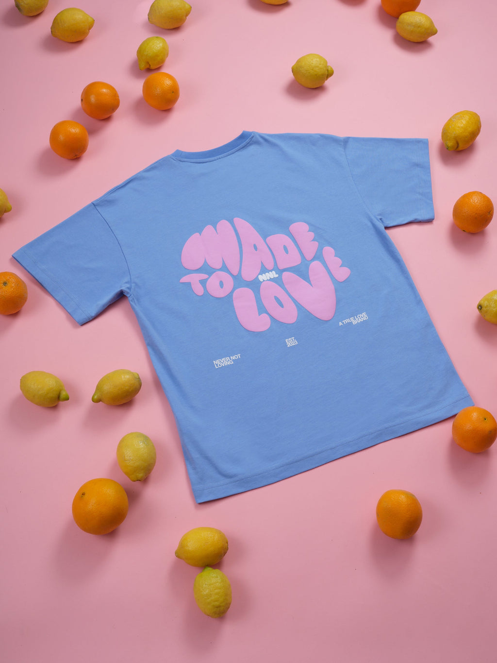 MADE TO LOVE T-SHIRT RIVER BLUE