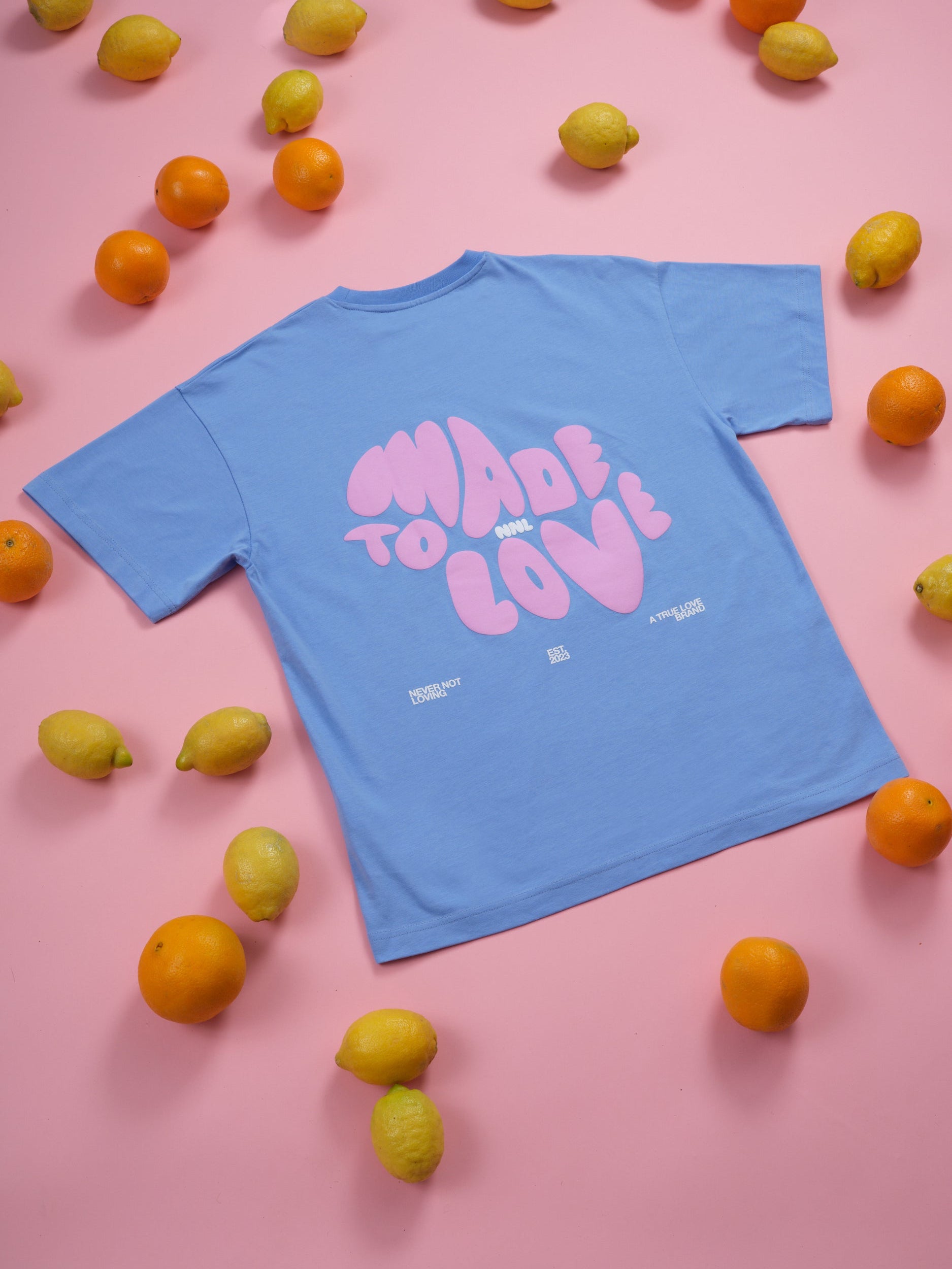 MADE TO LOVE T-SHIRT RIVER BLUE