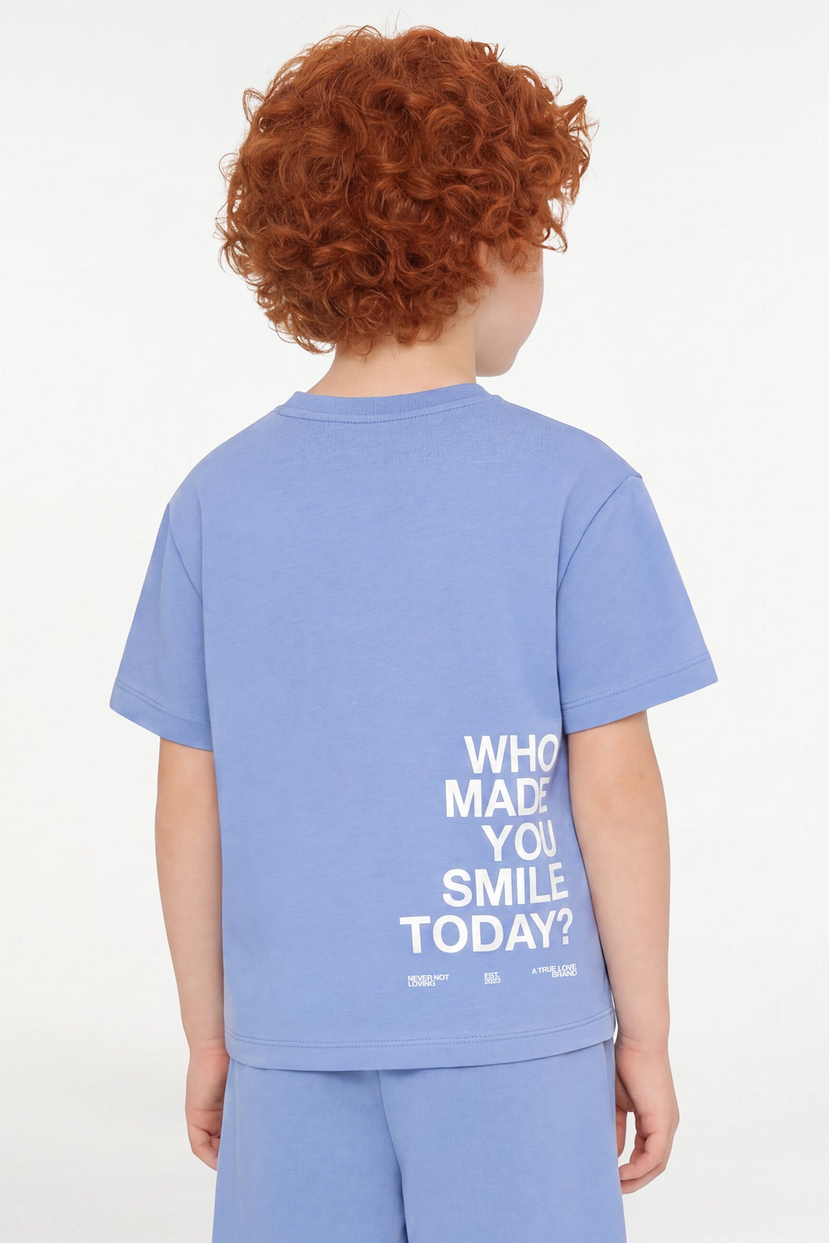 KIDS T-SHIRT RIVER BLUE