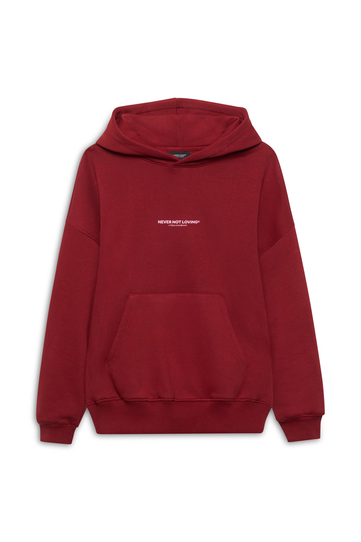 NNL HEART HOODIE BORDEAUX