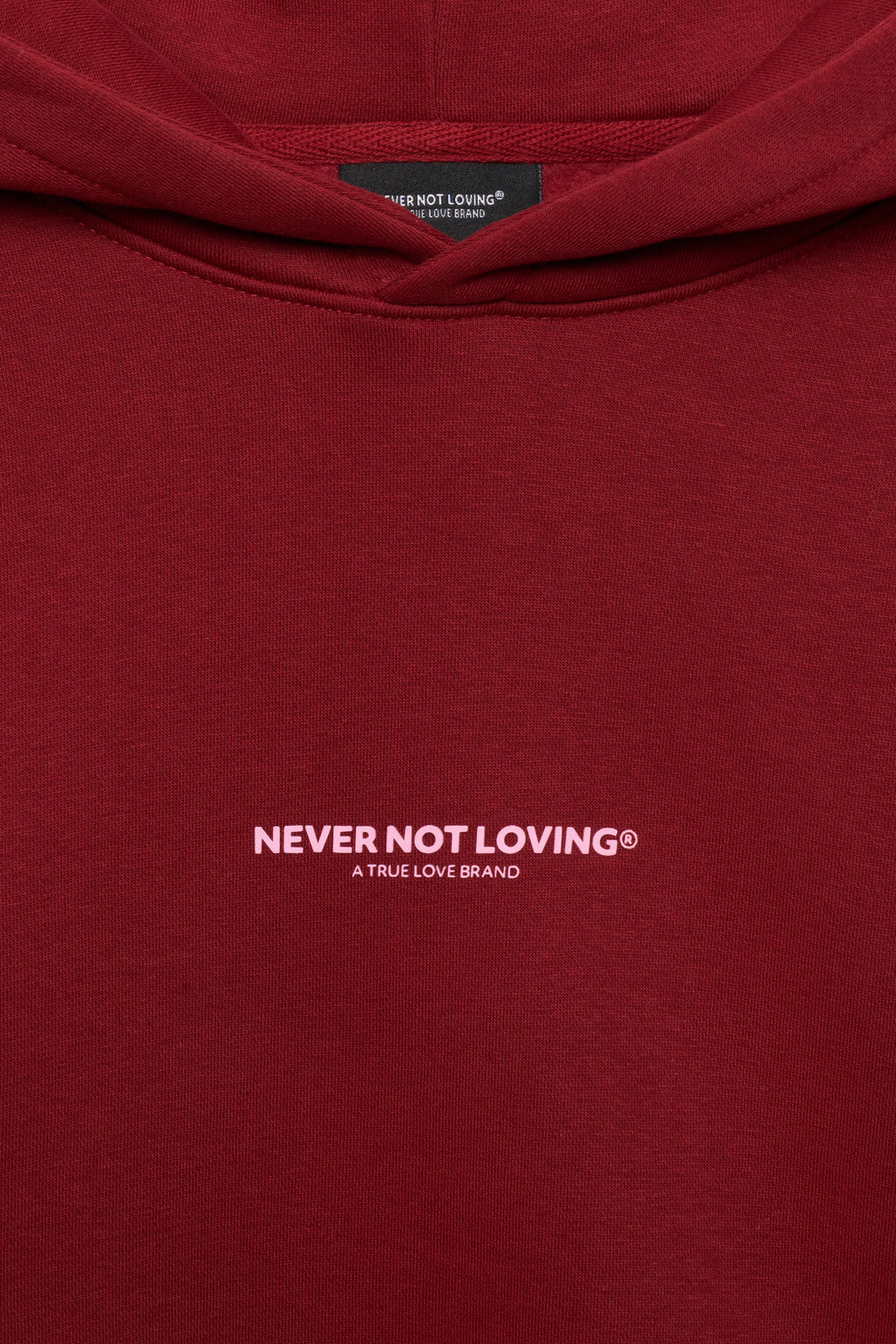 NNL HEART HOODIE BORDEAUX