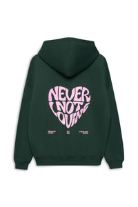 NNL HEART HOODIE GREEN