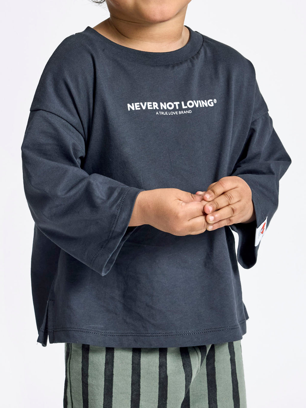 Kids Longsleeve Dunkelgrau