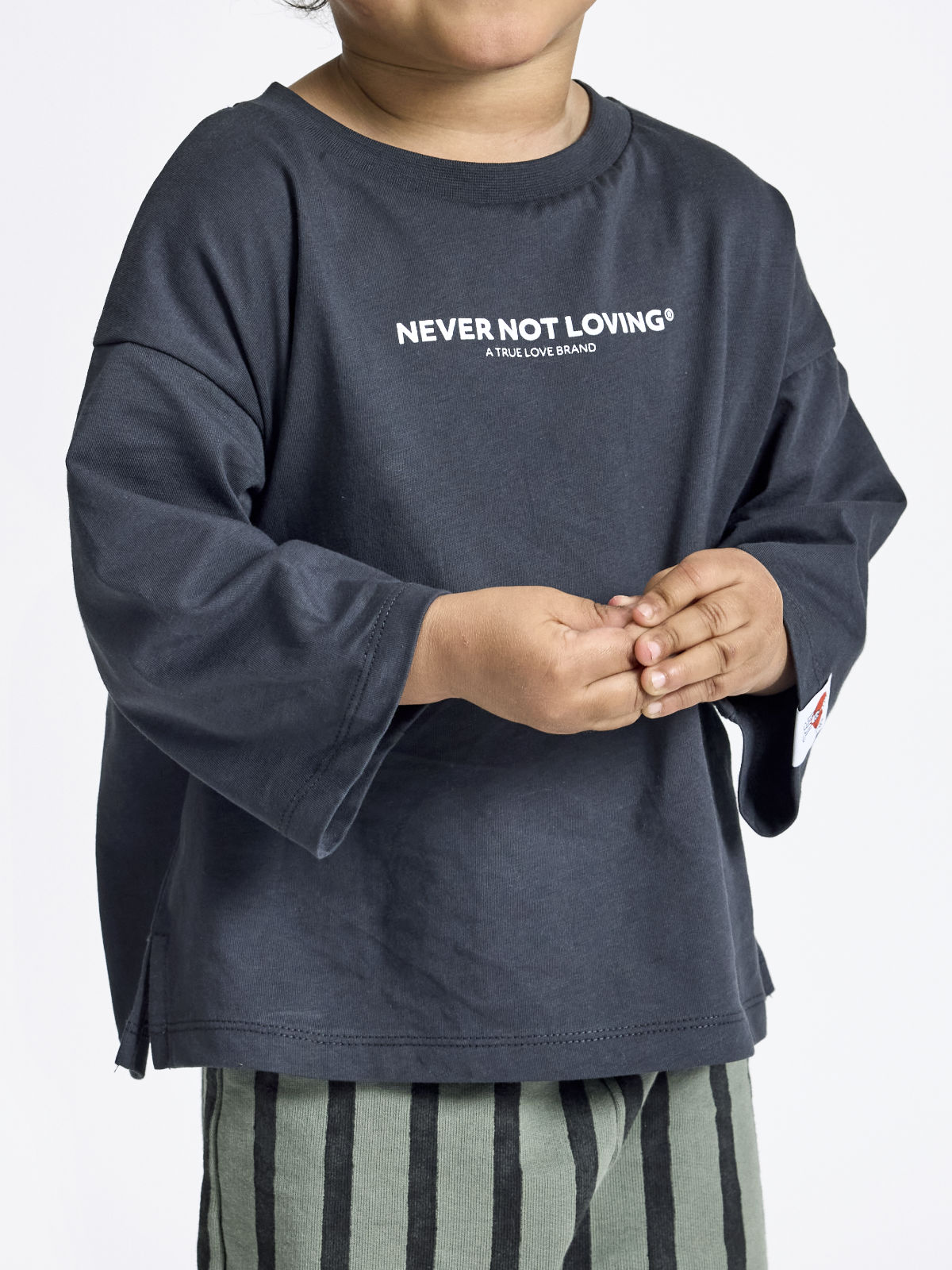 Kids Longsleeve Dunkelgrau