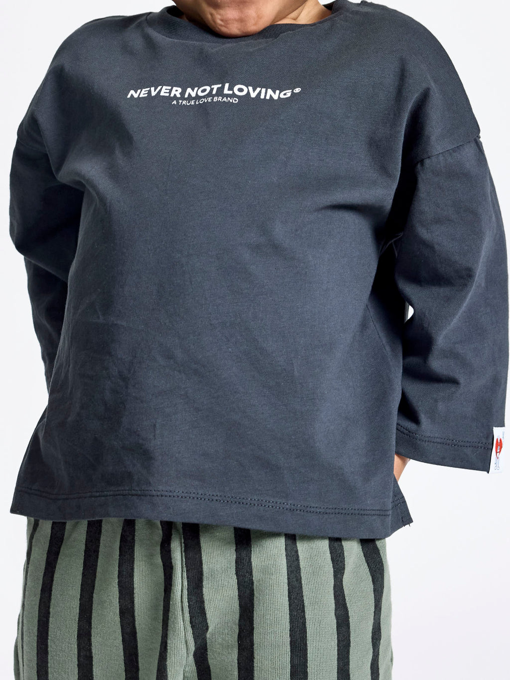Kids Longsleeve Dunkelgrau