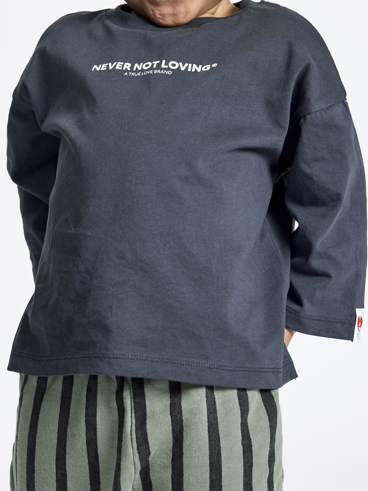 Kids Longsleeve Dunkelgrau