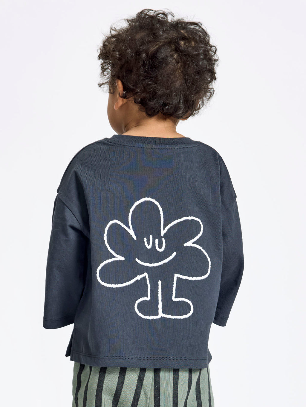 Kids Longsleeve Dunkelgrau