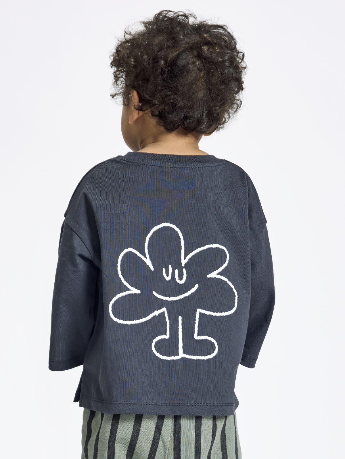 Kids Longsleeve Dunkelgrau