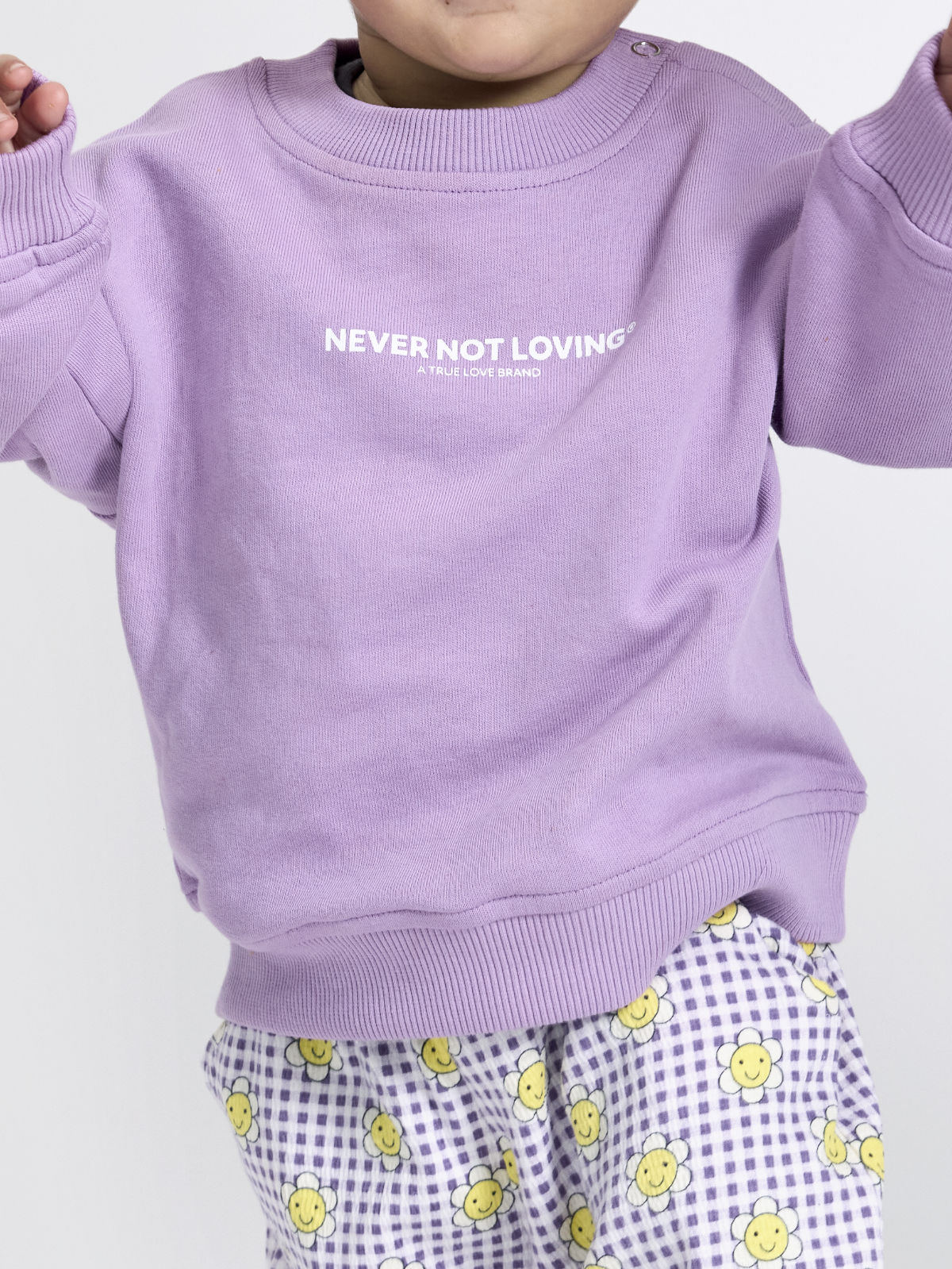 Kids Sweatshirt Flieder
