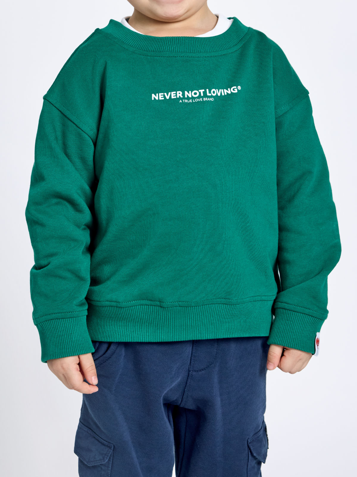 Kids Sweatshirt Dunkelgrün
