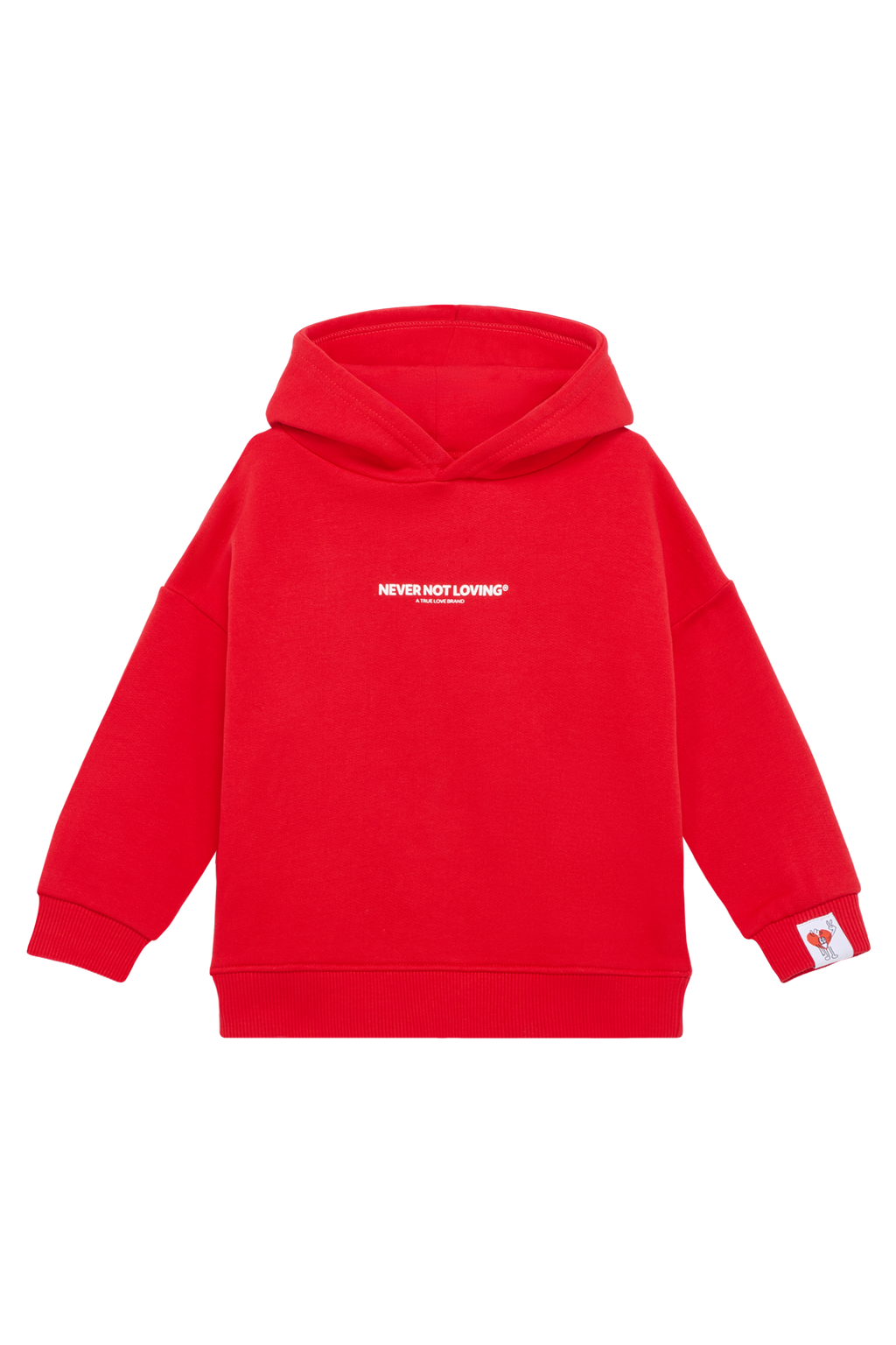 Kids Hoodie Love Always Red