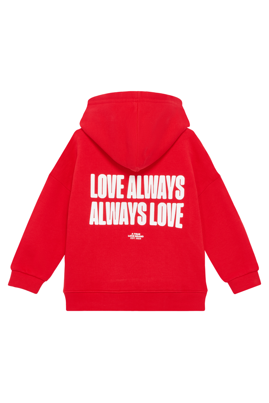 Kids Hoodie Love Always Red