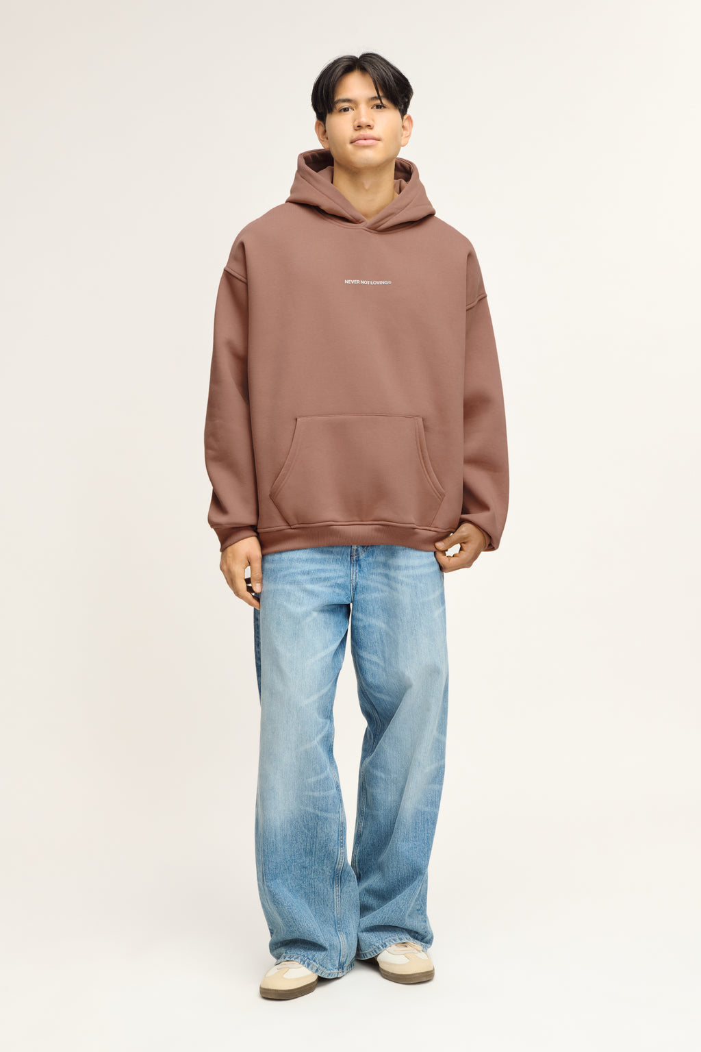 Base Hoodie Milk Chocolate Unisex