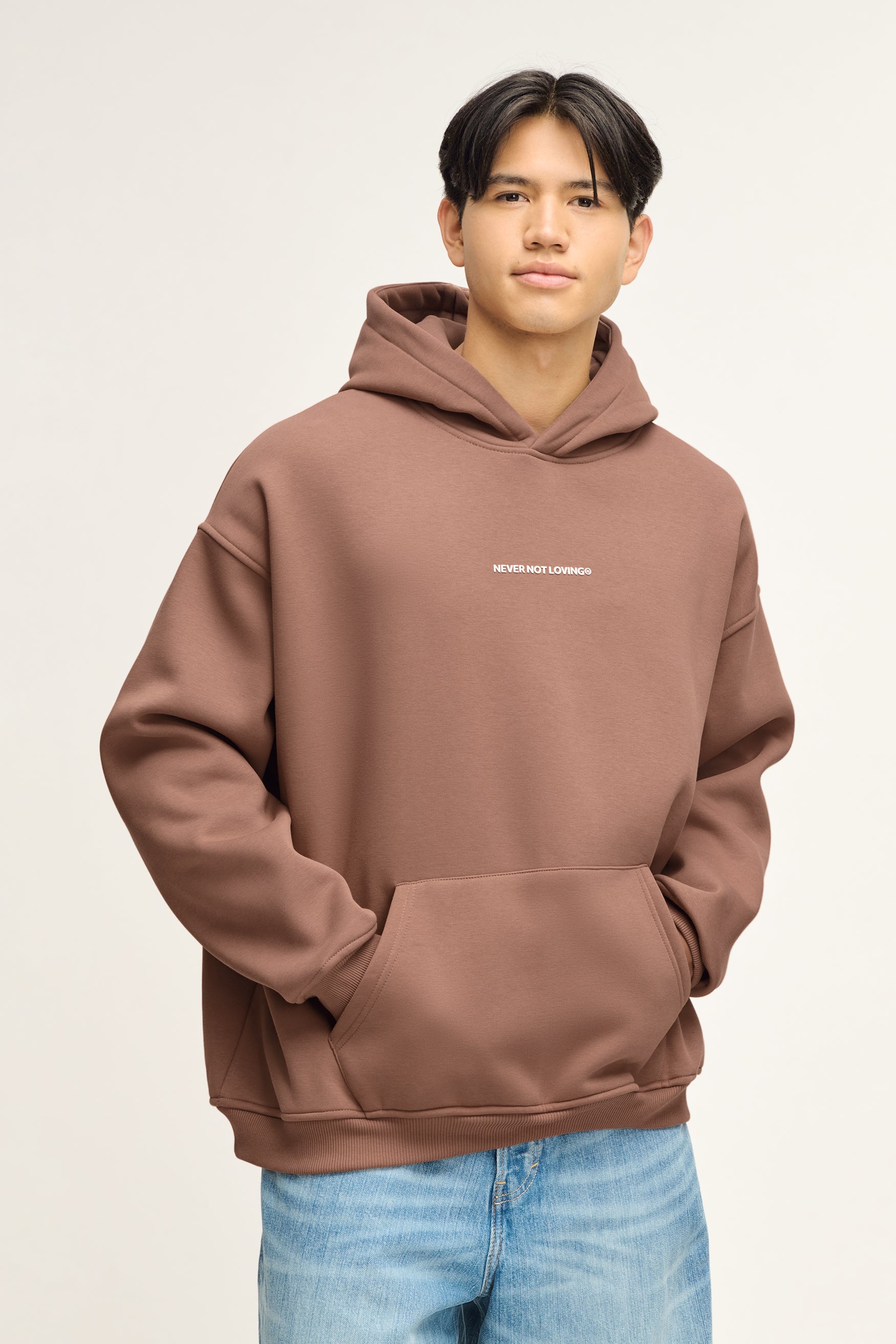 Base Hoodie Milk Chocolate Unisex
