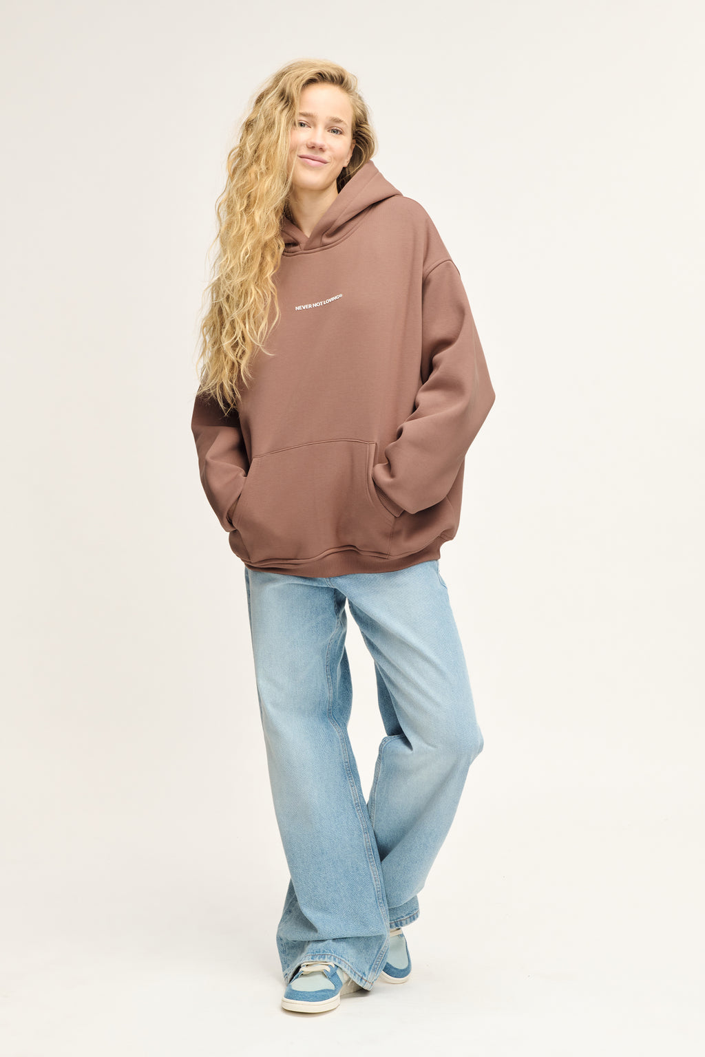 Base Hoodie Milk Chocolate Unisex