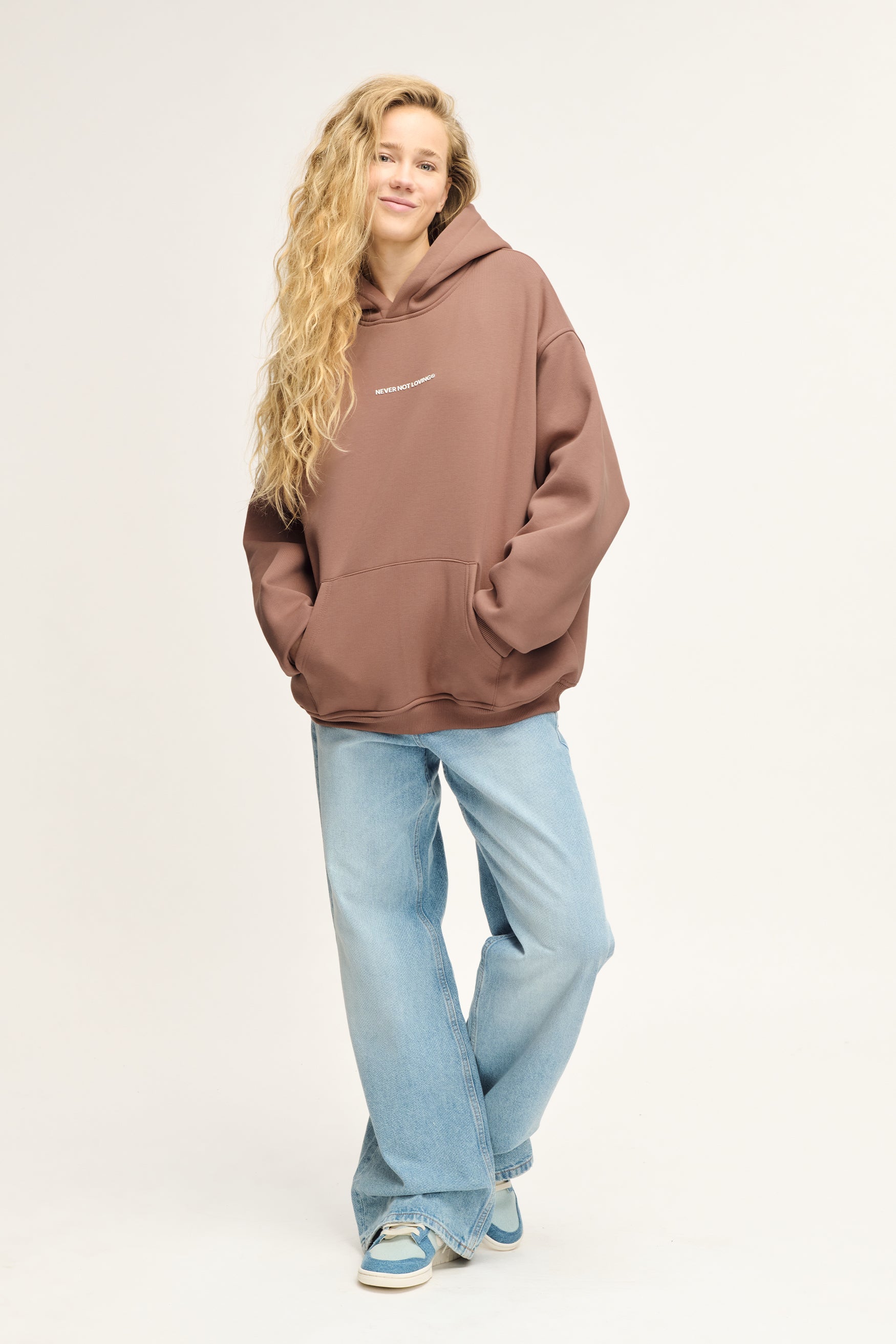 Base Hoodie Milk Chocolate Unisex