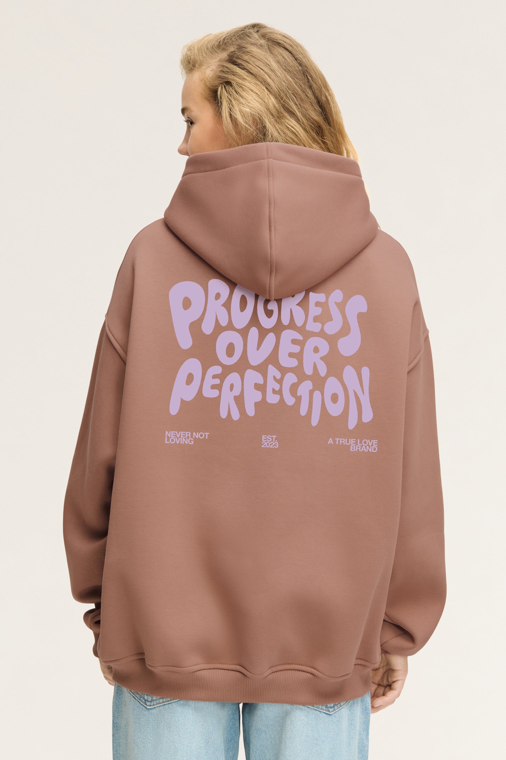 Perfection Hoodie Milk Chocolate Unisex