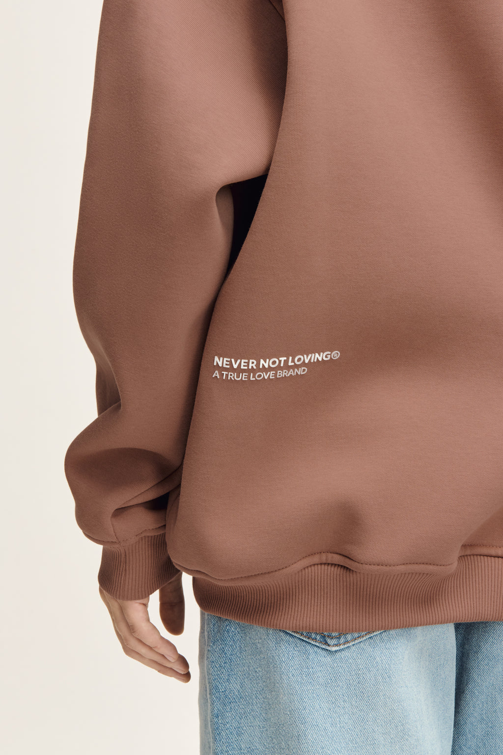 Base Hoodie Milk Chocolate Unisex