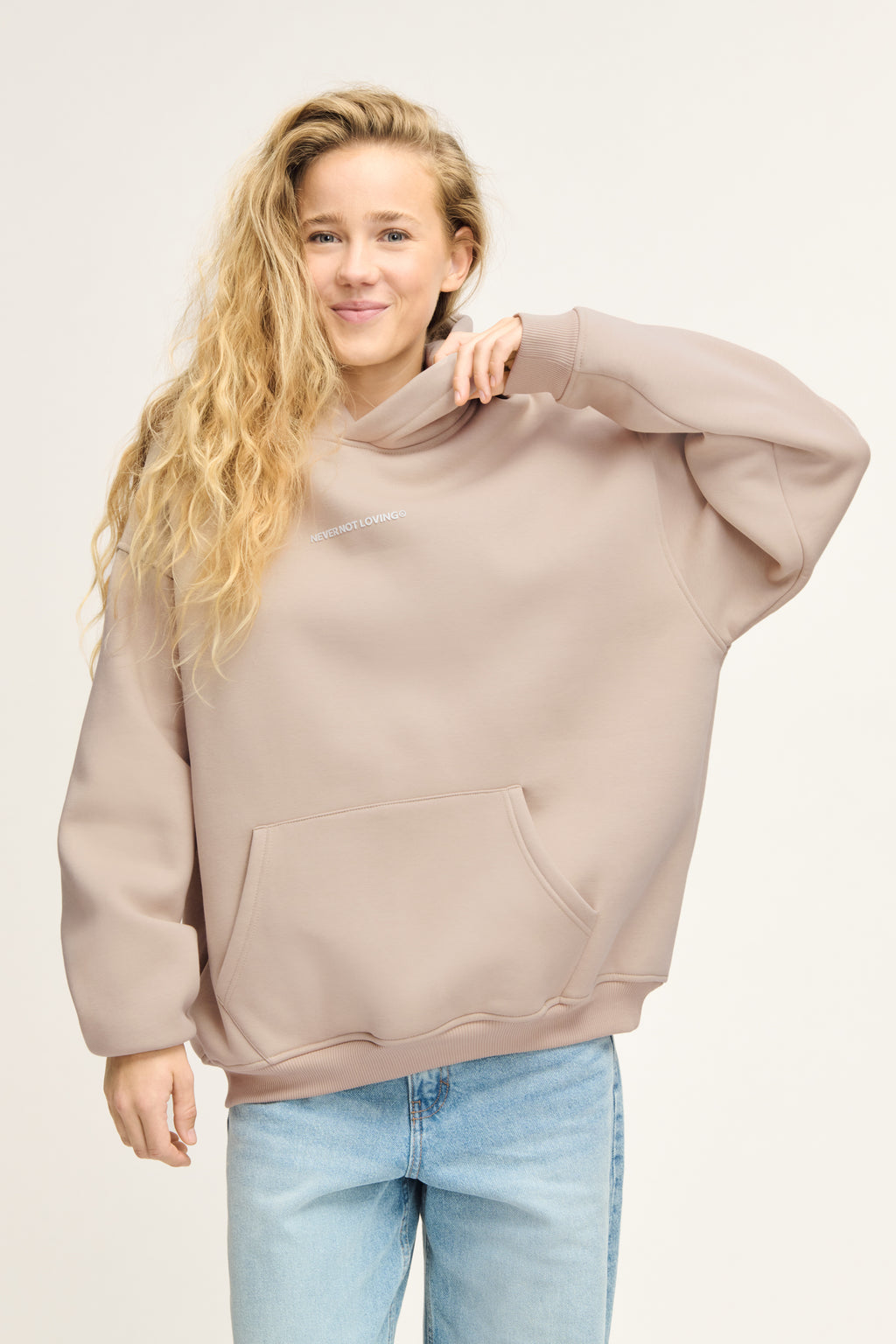 Base Hoodie Sand Unisex