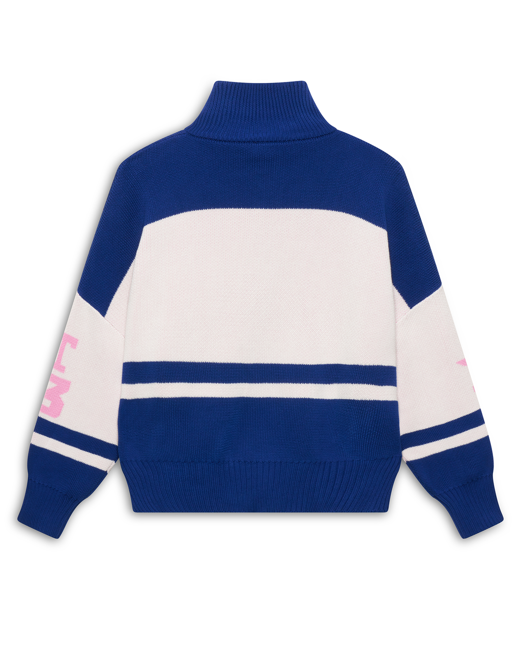 NNL KNIT ZIPPER JACKET BLUE