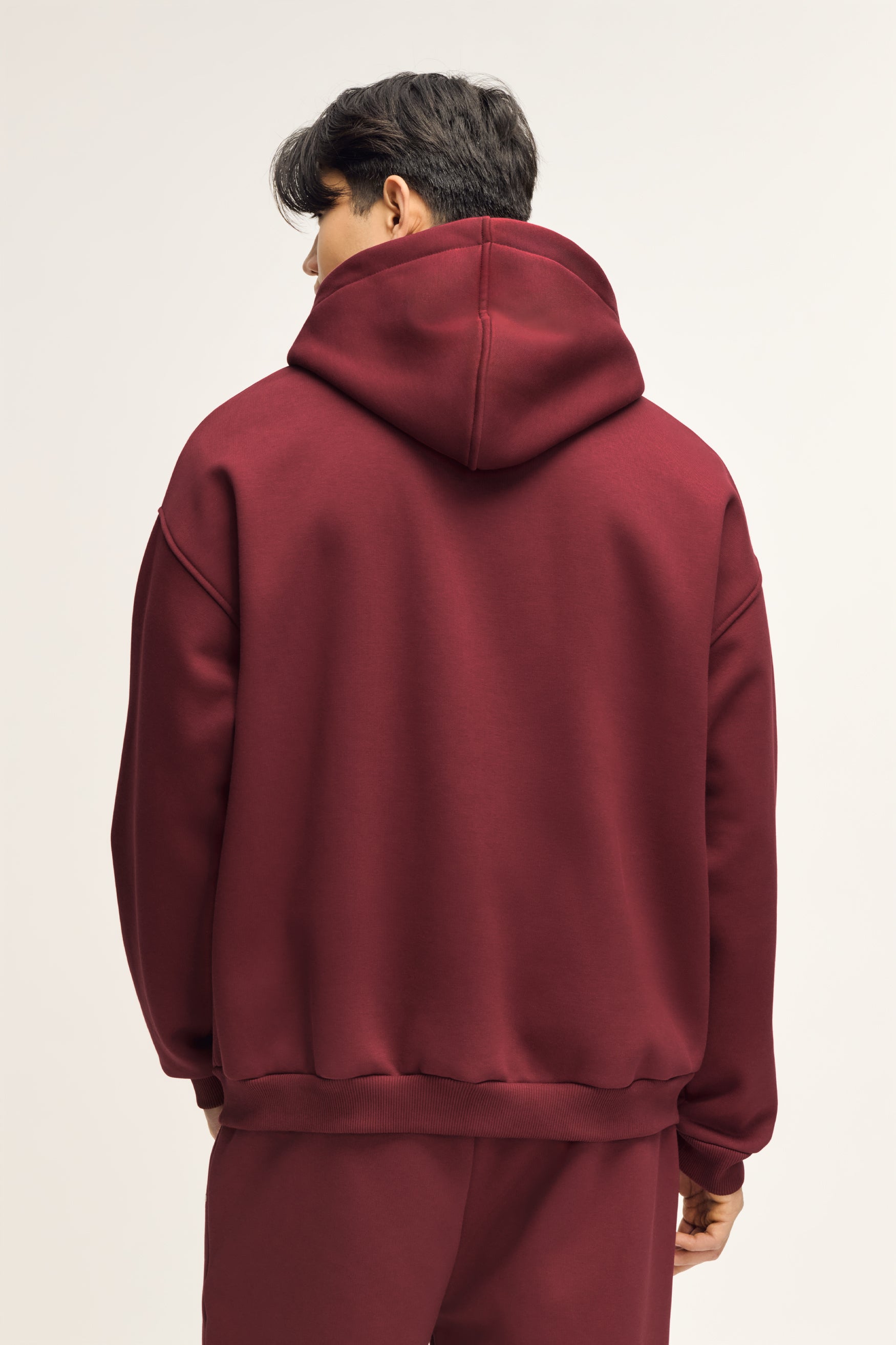 Glint Sweat Jacket Deep Red Unisex