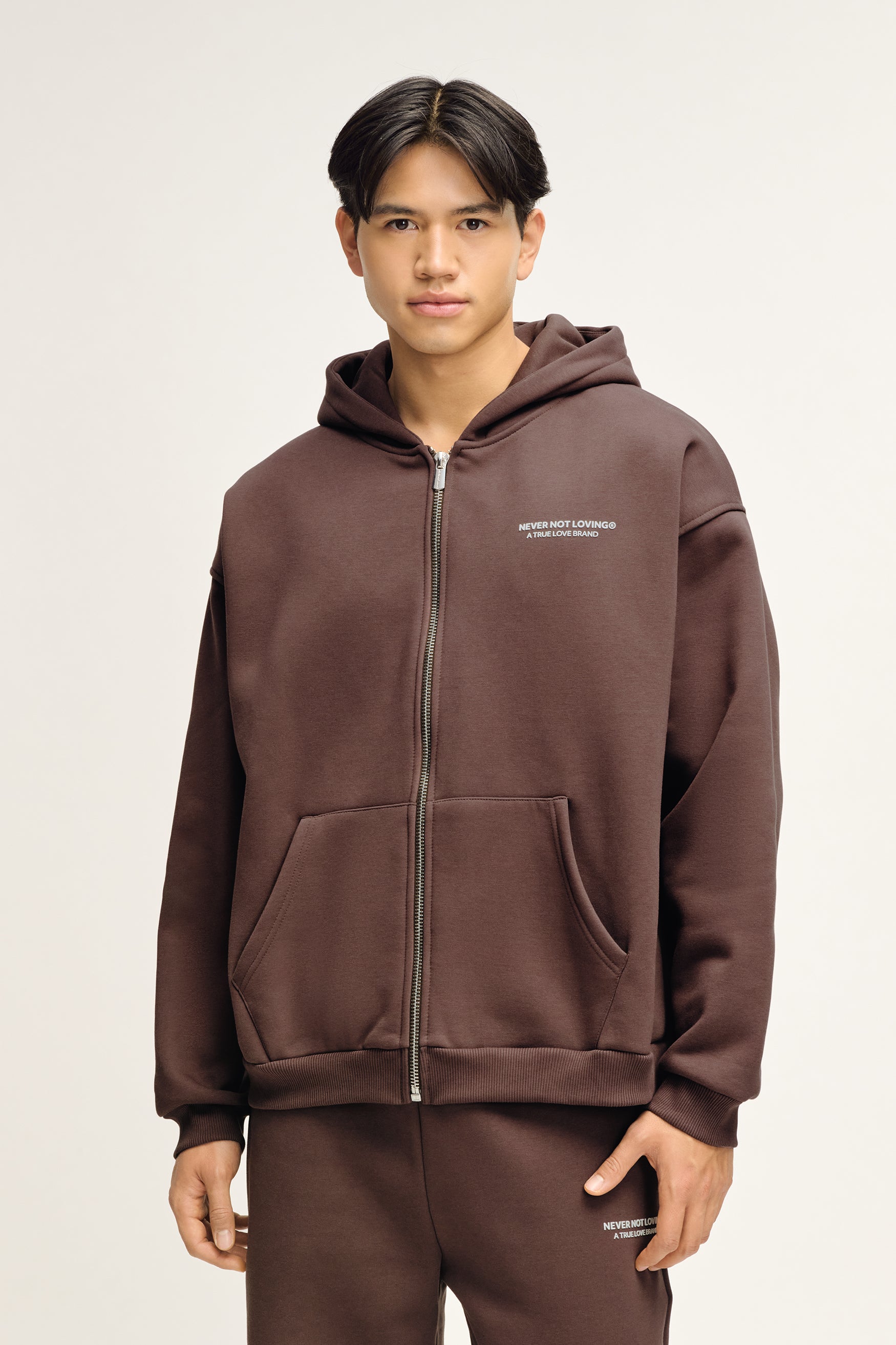 Glint Sweat Jacket Oak