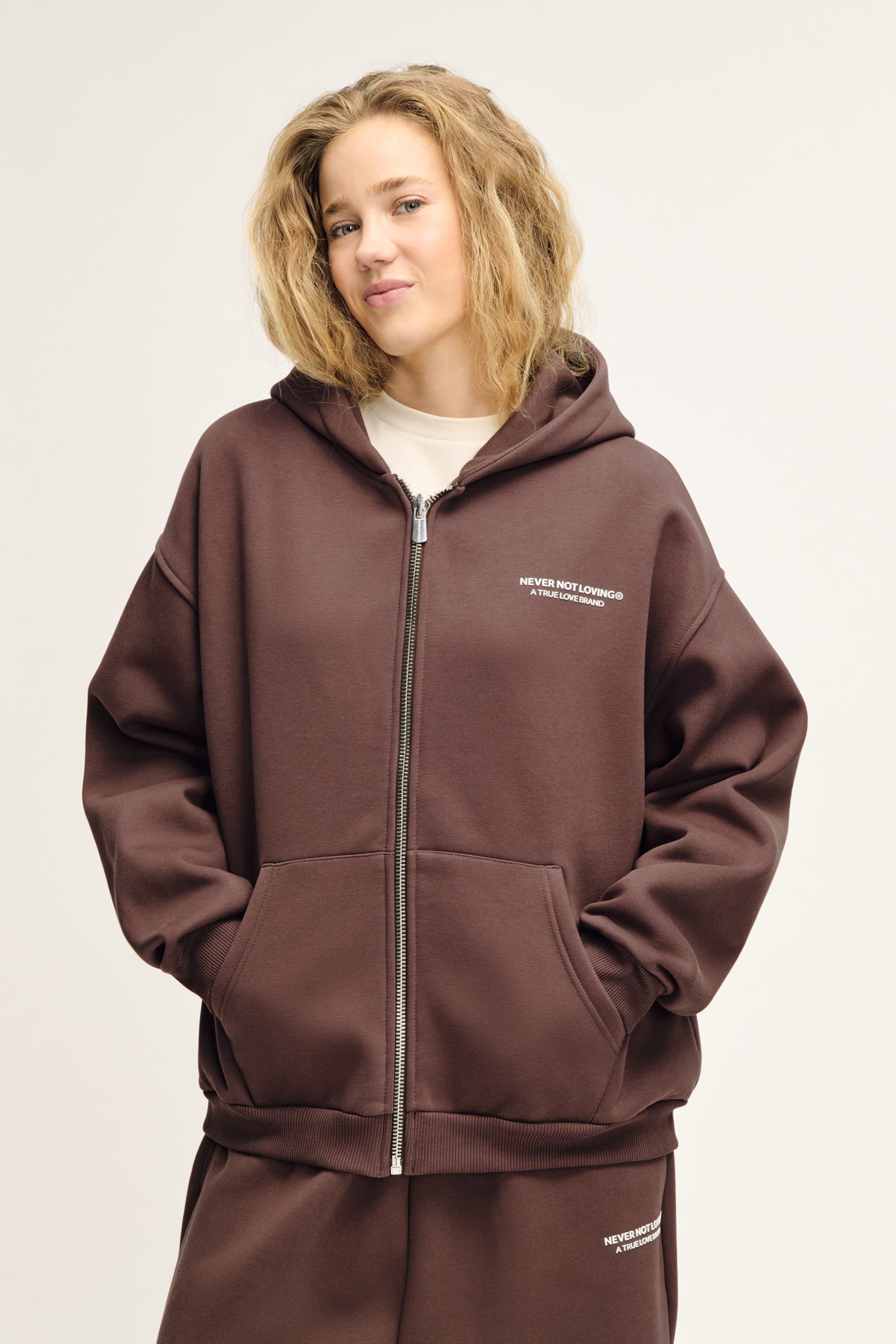 Glint Sweat Jacket Oak