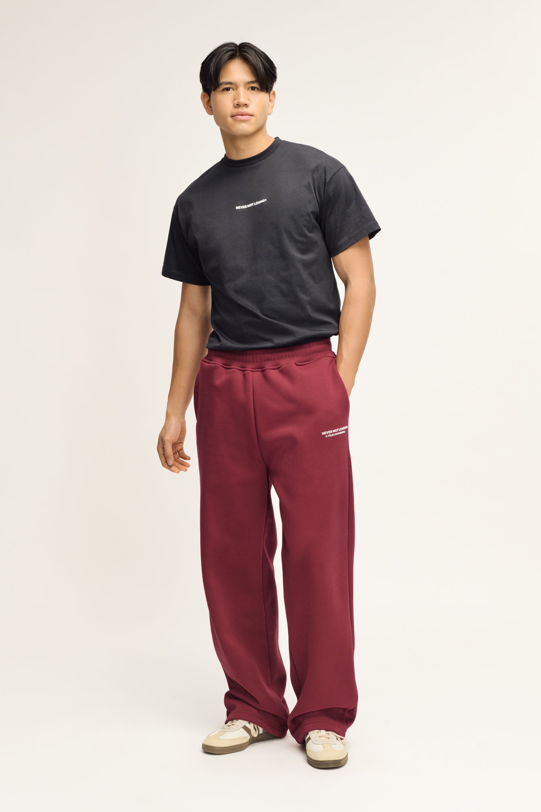 Glint Sweat Pants Deep Red