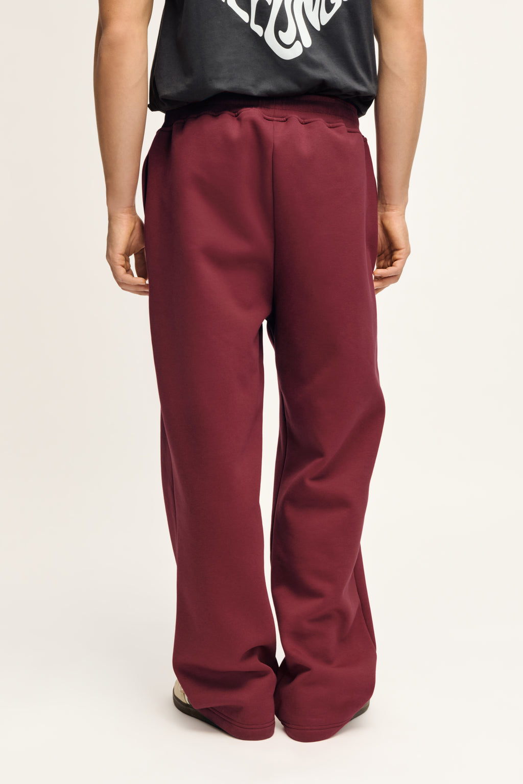 Glint Sweat Pants Deep Red Unisex