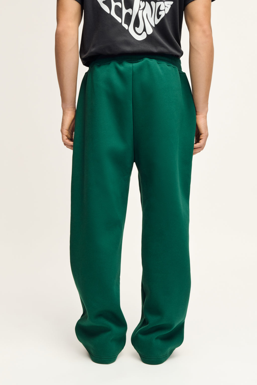 Glint Sweat Pants Moss Green Unisex