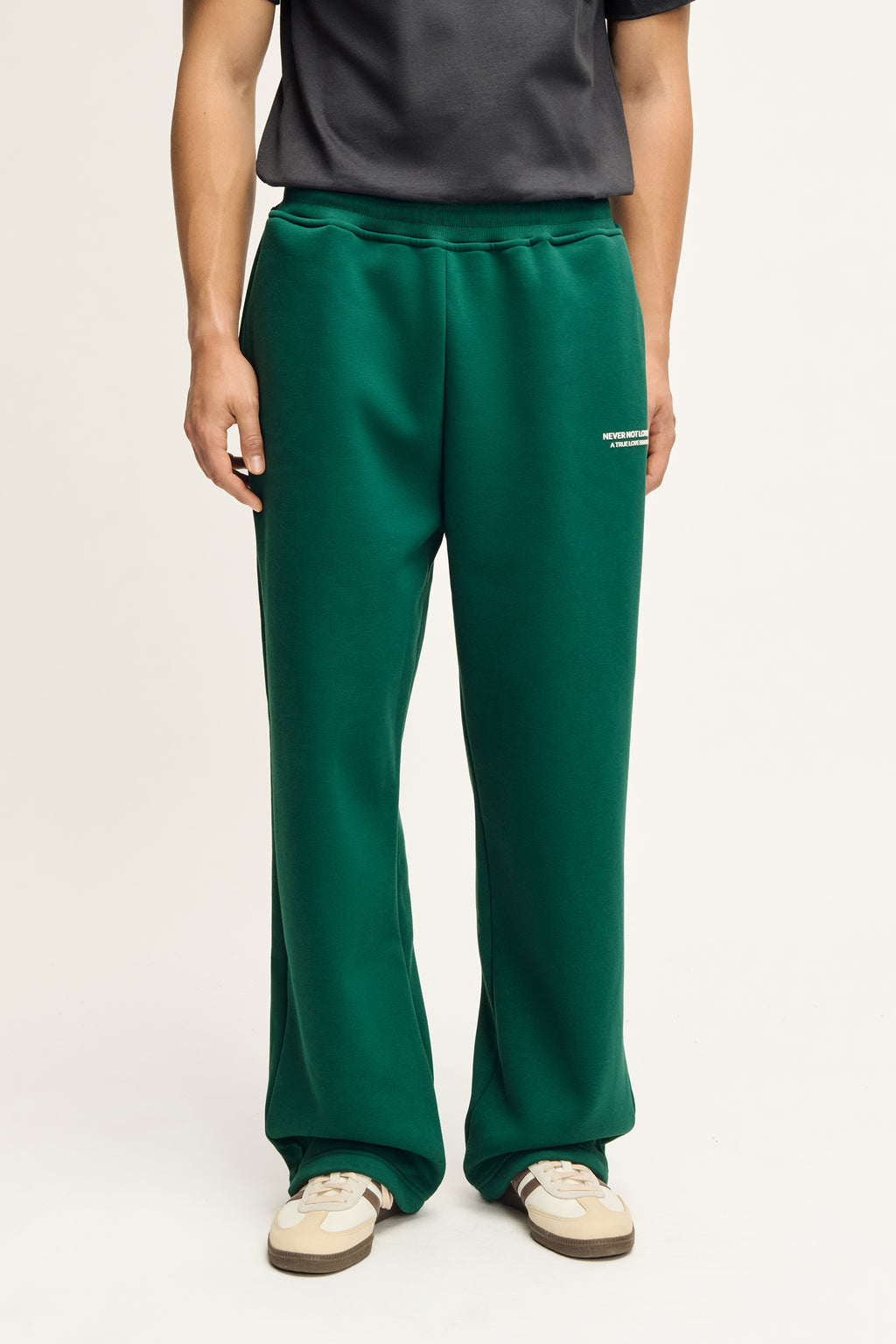 Glint Sweat Pants Moss Green Unisex