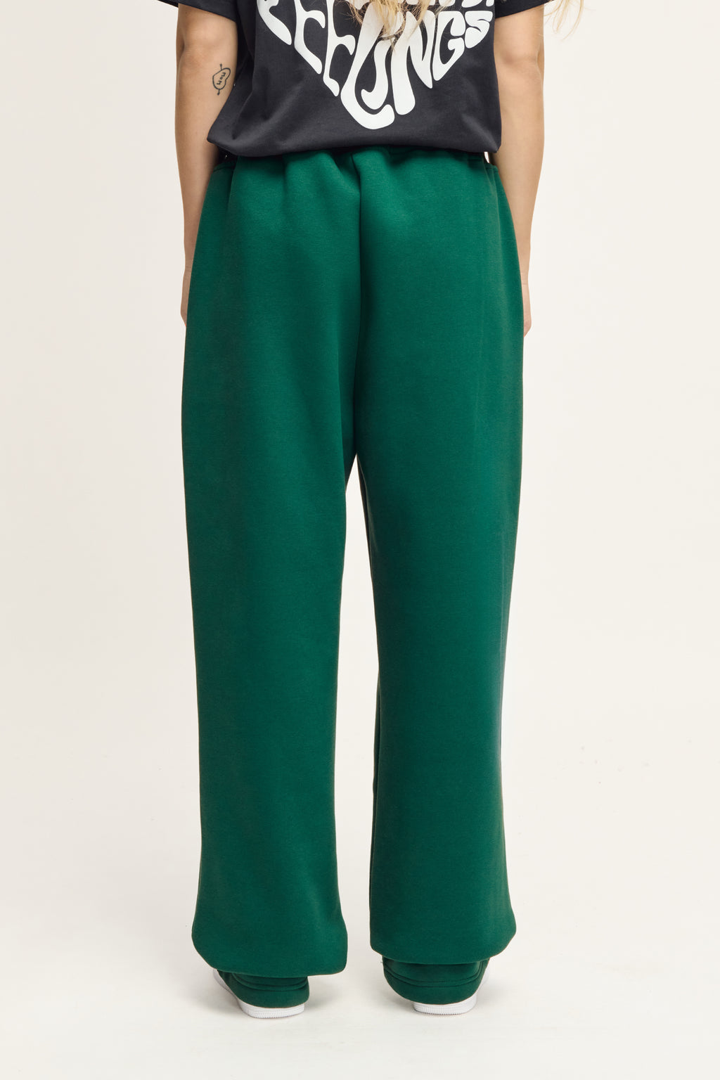 Glint Sweat Pants Moss Green Unisex