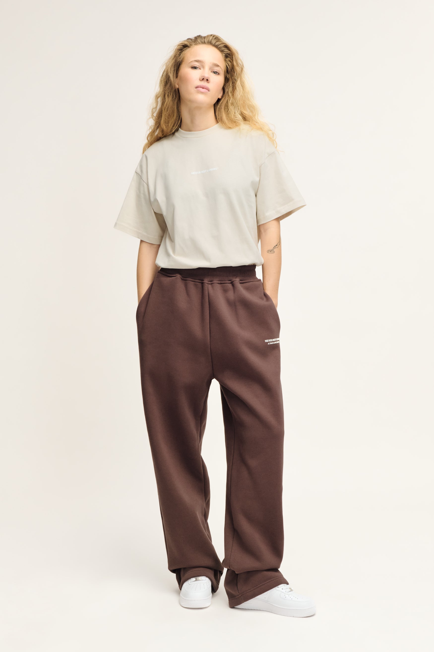 Glint Sweat Pants Oak Unisex