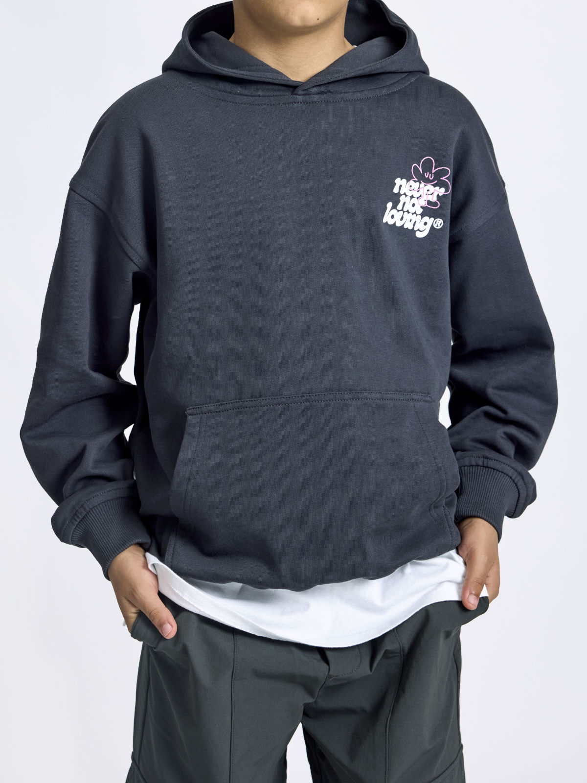 Kids Hoodie Dunkelgrau