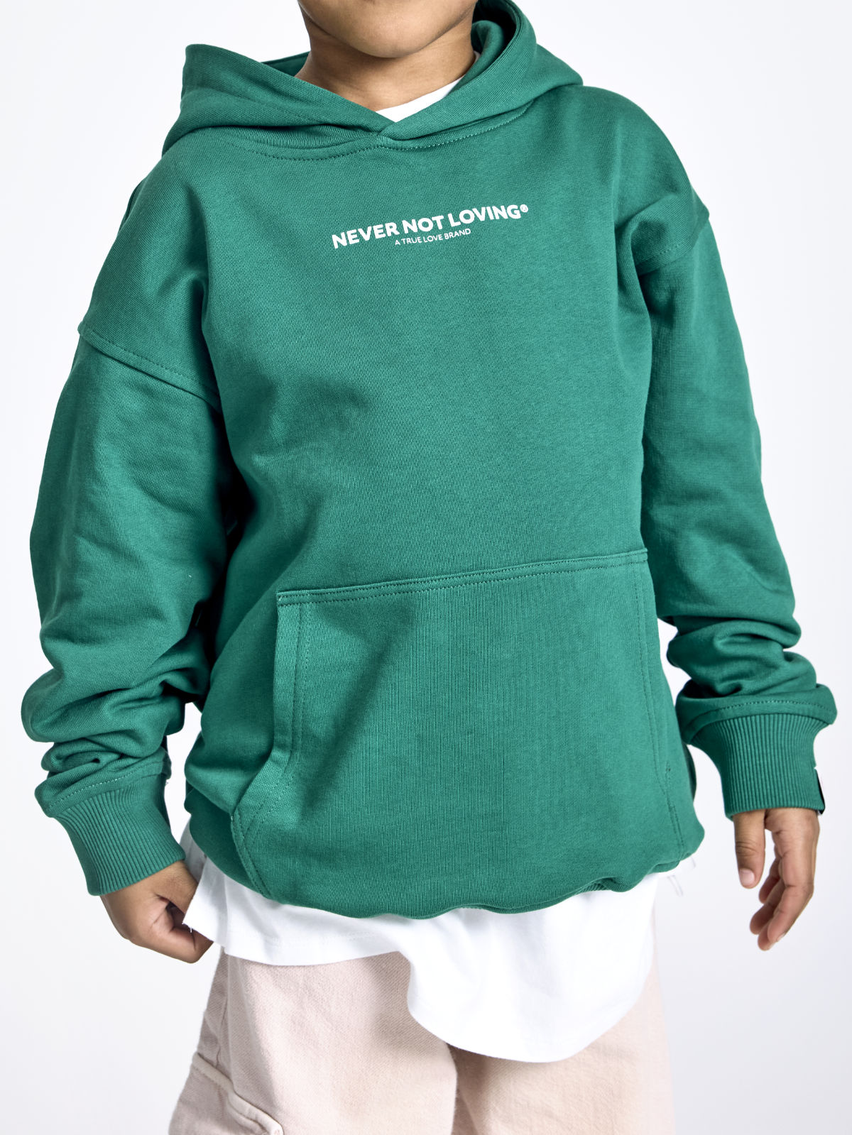 Kids Hoodie Dunkelgrün