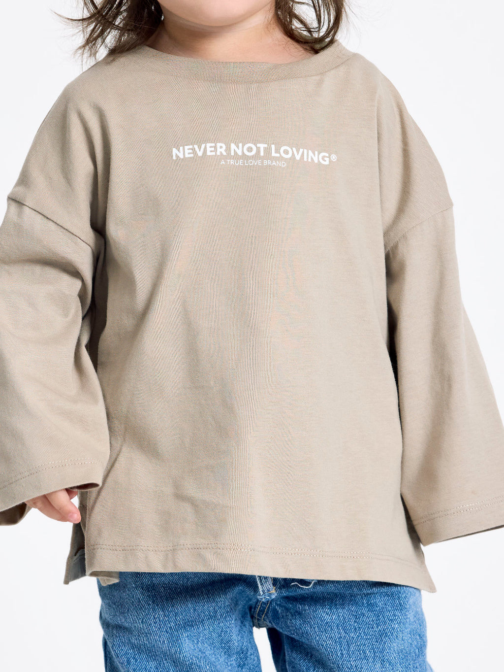Kids Longsleeve Beige