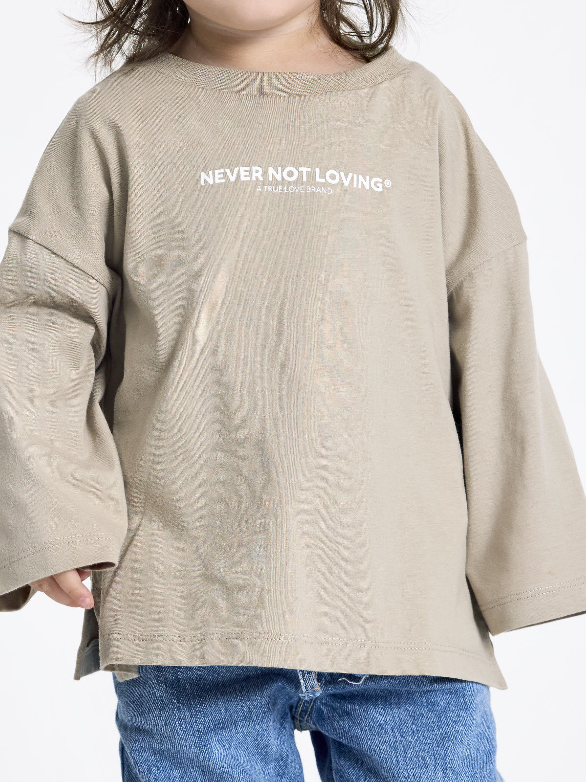 Kids Longsleeve Beige