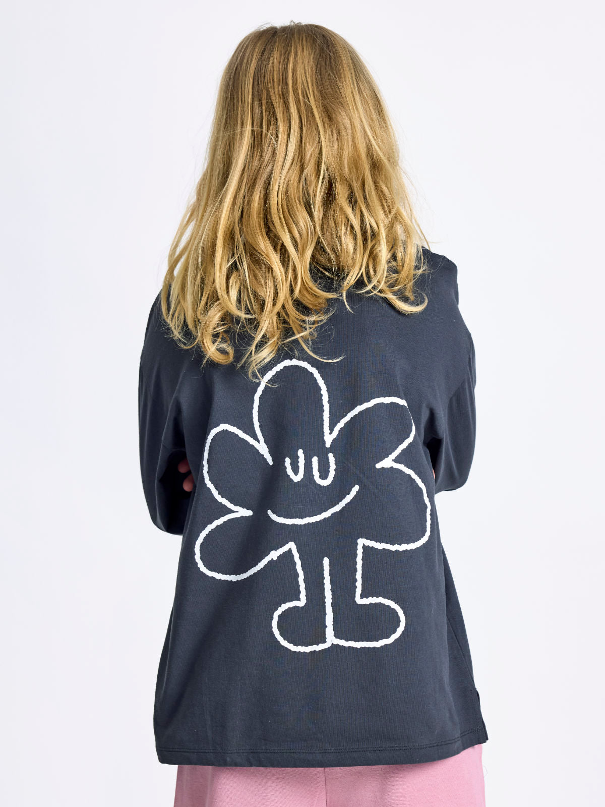 Kids Longsleeve Dunkelgrau