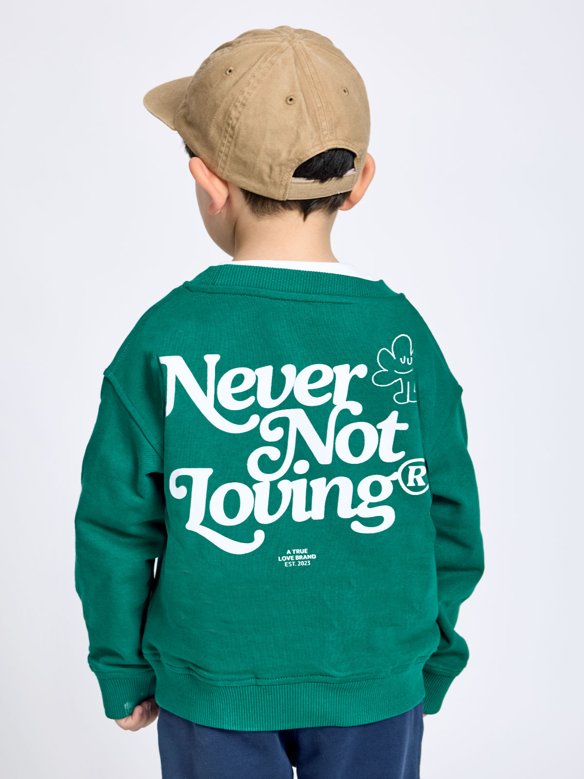 Kids Sweatshirt Dunkelgrün