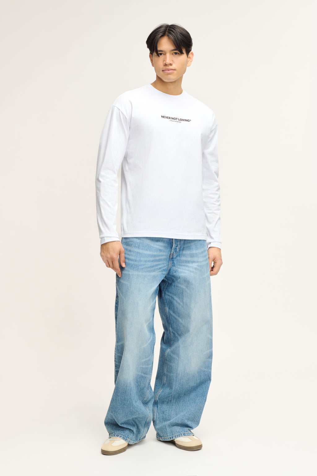 Longsleeve Logo White