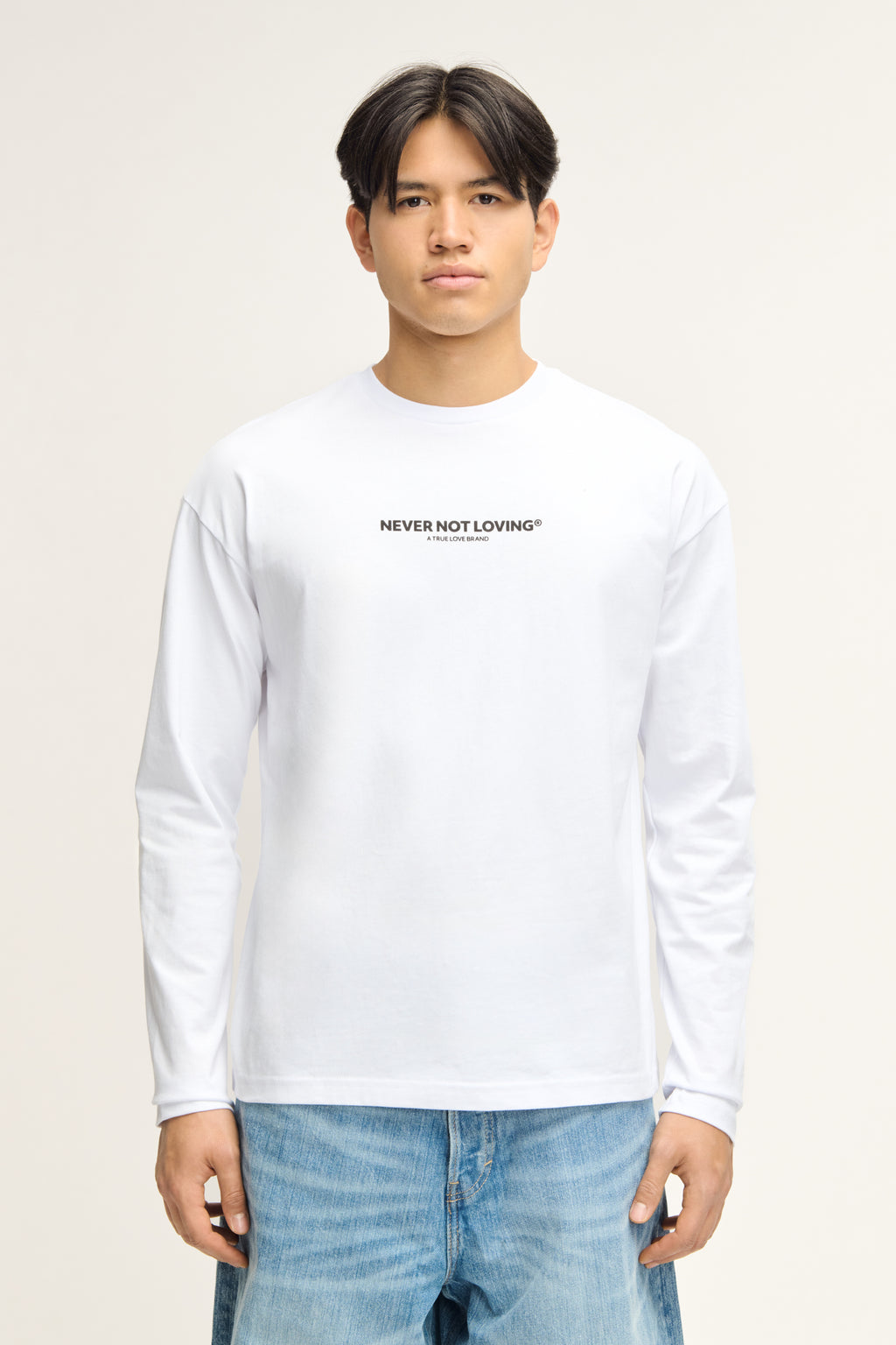Longsleeve Logo White