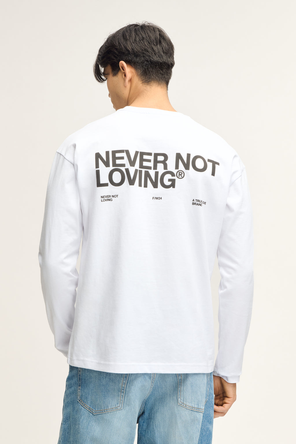 Longsleeve Logo White