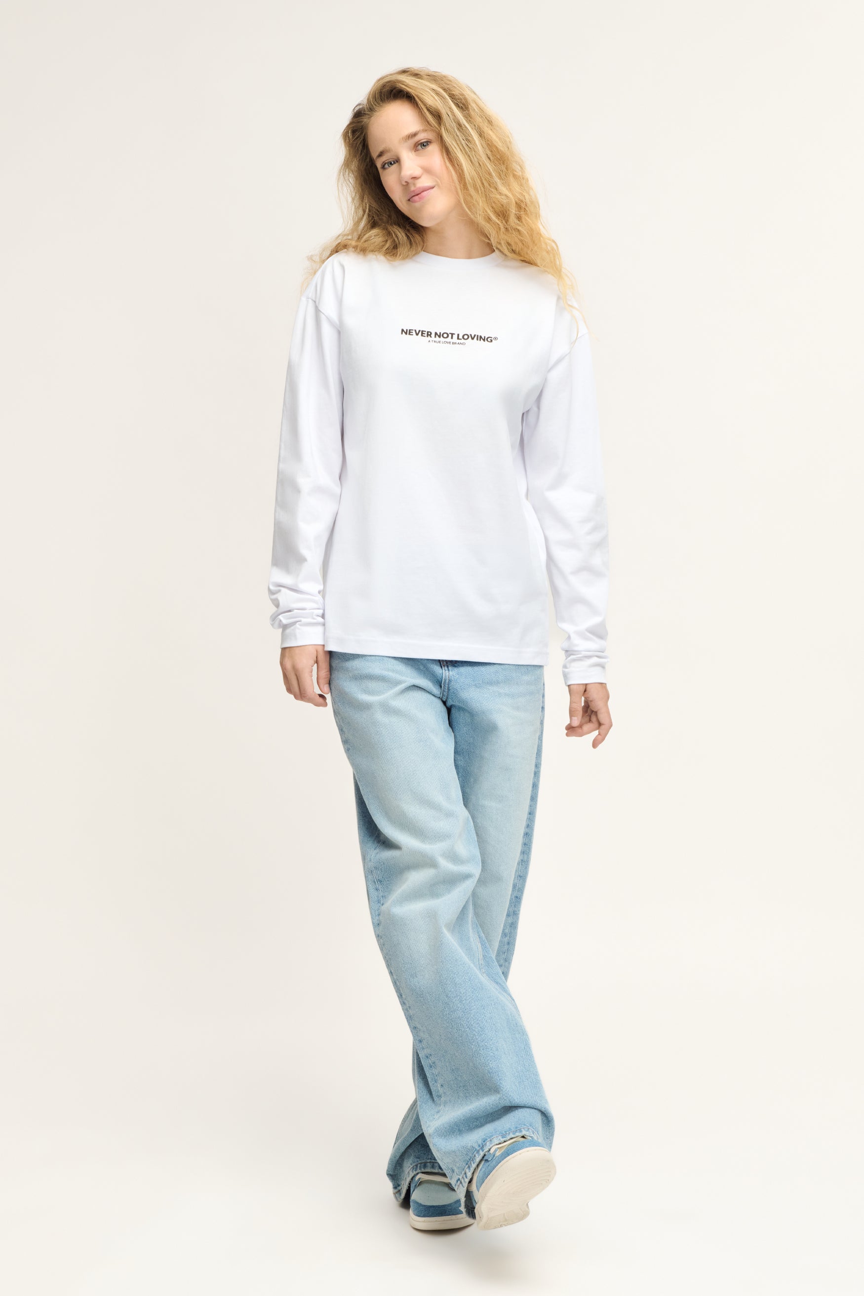 Longsleeve Logo White