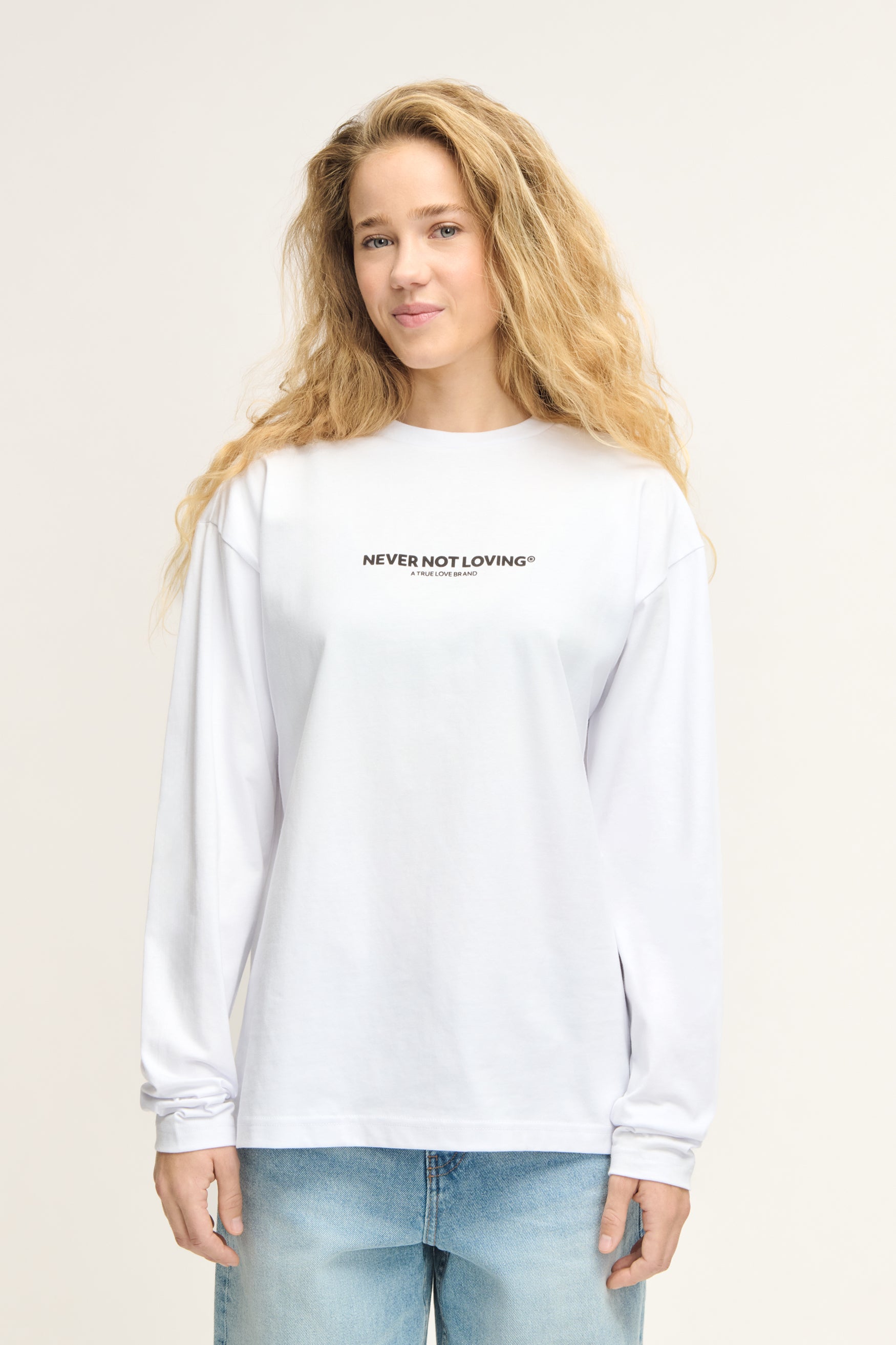 Longsleeve Logo White