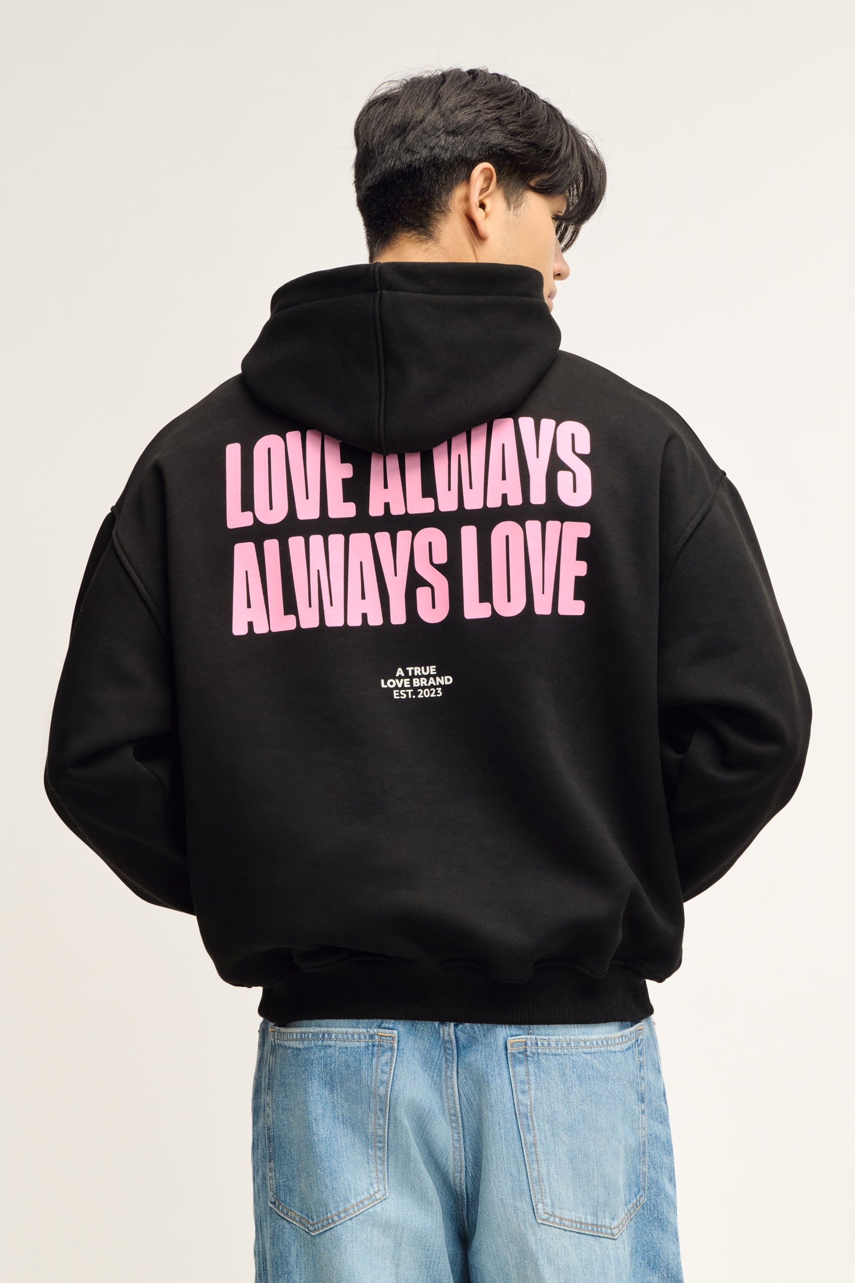 Love Always Hoodie Black