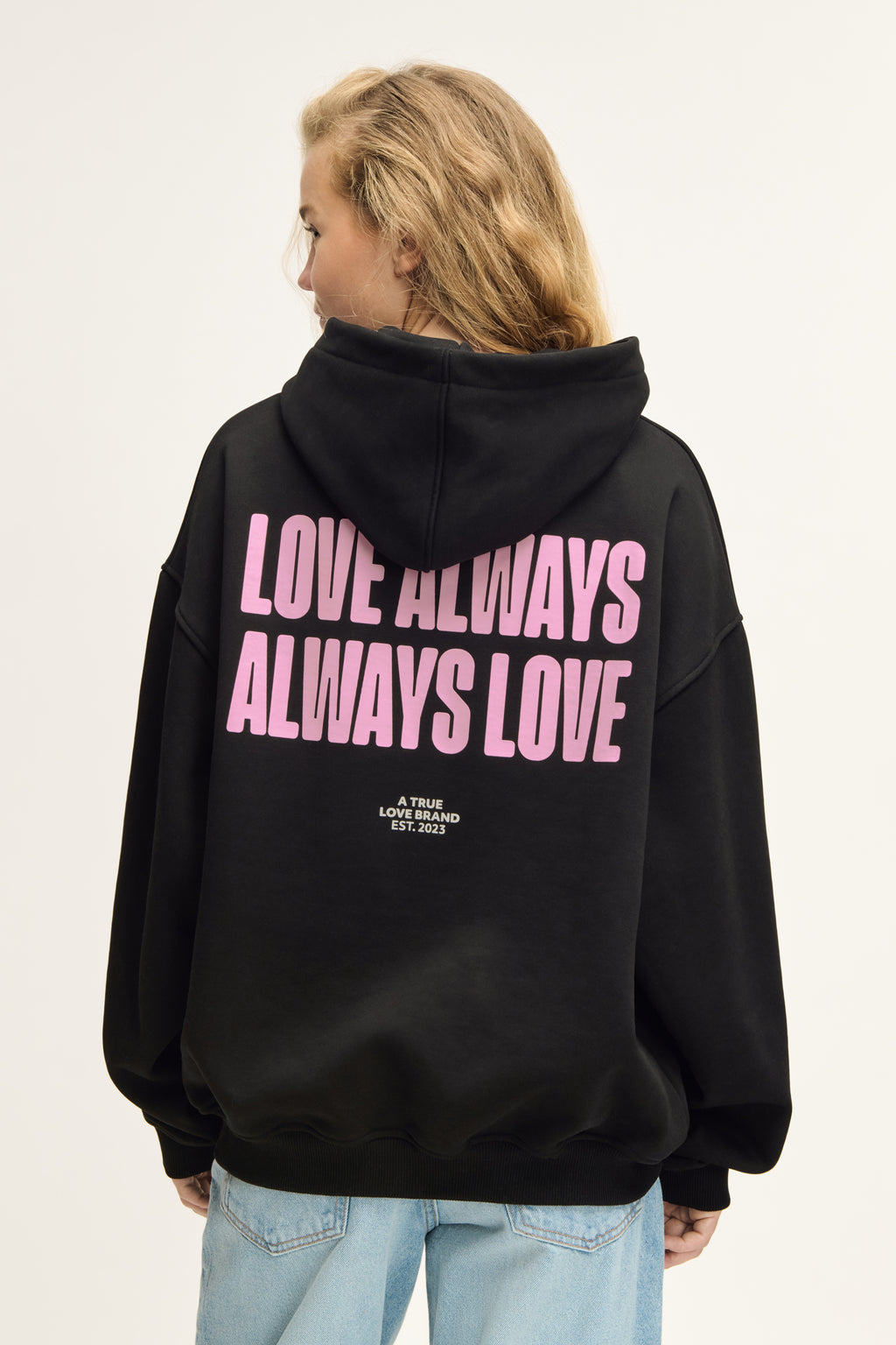 Love Always Hoodie Black