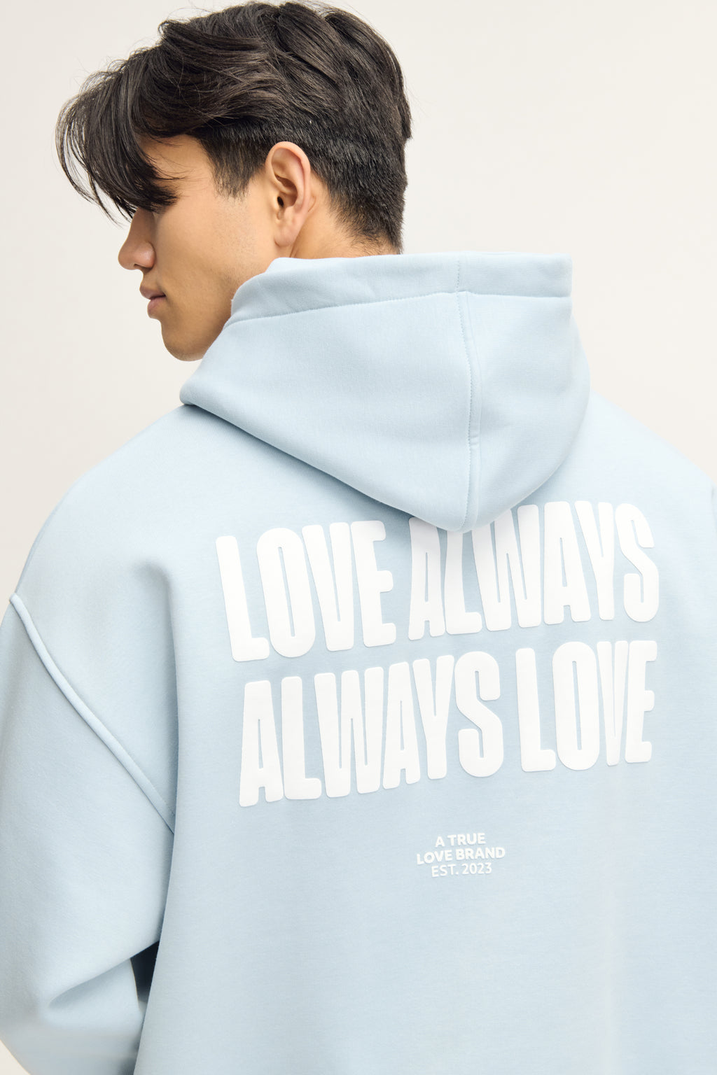 Love Always Hoodie Blue